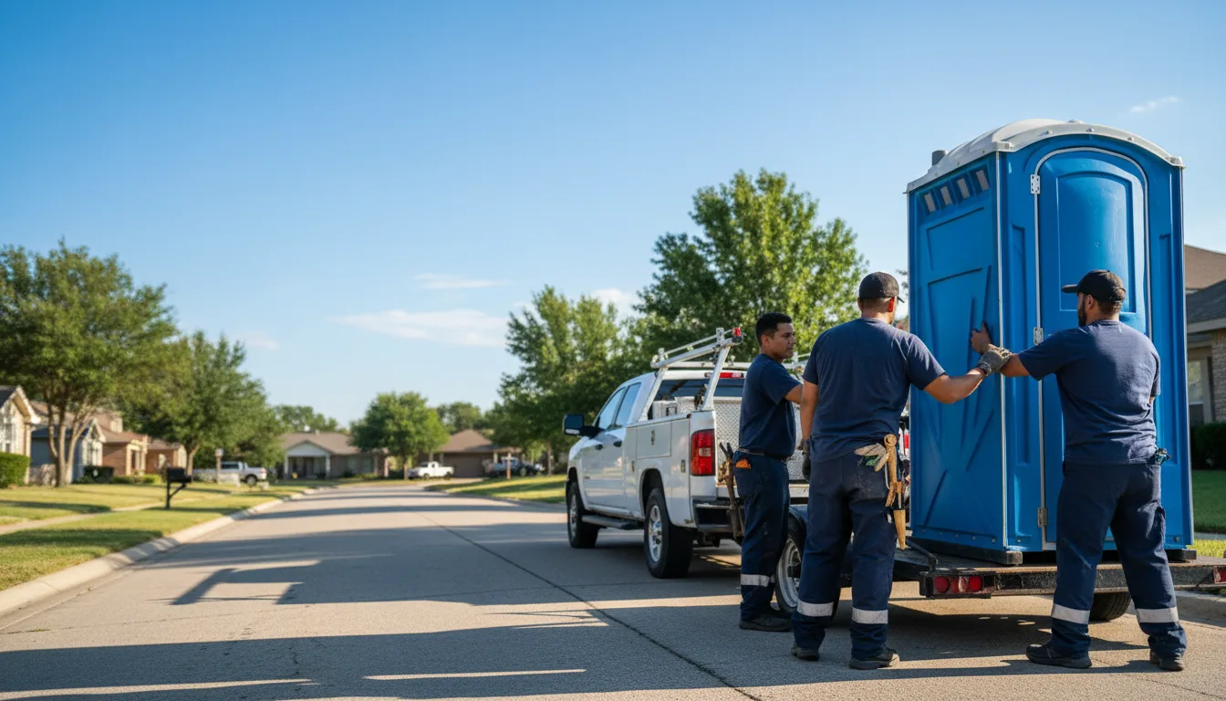 Portable Toilet Rental in Weimar, TX near me
